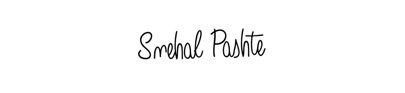 How to make Snehal Pashte signature? Angelique-Rose-font-FFP is a professional autograph style. Create handwritten signature for Snehal Pashte name. Snehal Pashte signature style 5 images and pictures png