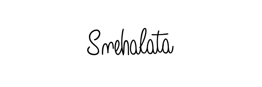 Snehalata stylish signature style. Best Handwritten Sign (Angelique-Rose-font-FFP) for my name. Handwritten Signature Collection Ideas for my name Snehalata. Snehalata signature style 5 images and pictures png