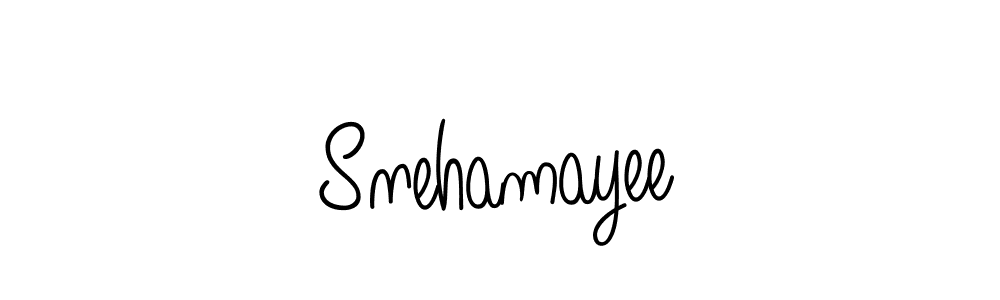 Best and Professional Signature Style for Snehamayee. Angelique-Rose-font-FFP Best Signature Style Collection. Snehamayee signature style 5 images and pictures png