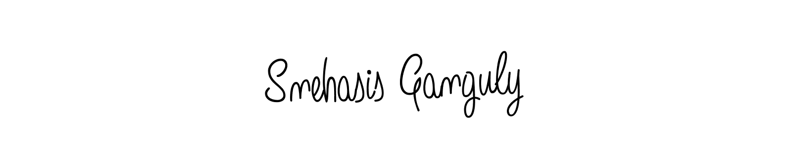 Design your own signature with our free online signature maker. With this signature software, you can create a handwritten (Angelique-Rose-font-FFP) signature for name Snehasis Ganguly. Snehasis Ganguly signature style 5 images and pictures png