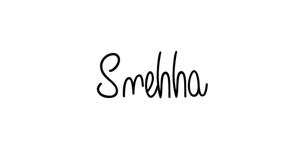 Design your own signature with our free online signature maker. With this signature software, you can create a handwritten (Angelique-Rose-font-FFP) signature for name Snehha. Snehha signature style 5 images and pictures png