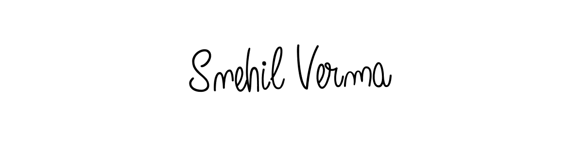 This is the best signature style for the Snehil Verma name. Also you like these signature font (Angelique-Rose-font-FFP). Mix name signature. Snehil Verma signature style 5 images and pictures png