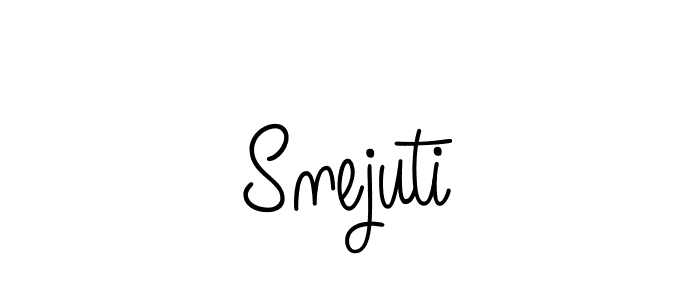 Also we have Snejuti name is the best signature style. Create professional handwritten signature collection using Angelique-Rose-font-FFP autograph style. Snejuti signature style 5 images and pictures png