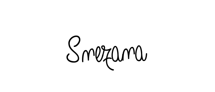 Also we have Snezana name is the best signature style. Create professional handwritten signature collection using Angelique-Rose-font-FFP autograph style. Snezana signature style 5 images and pictures png