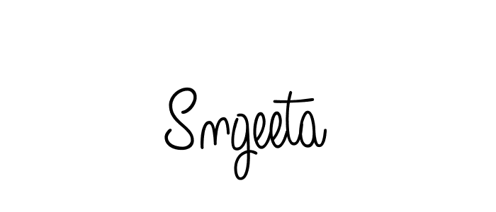 if you are searching for the best signature style for your name Sngeeta. so please give up your signature search. here we have designed multiple signature styles  using Angelique-Rose-font-FFP. Sngeeta signature style 5 images and pictures png