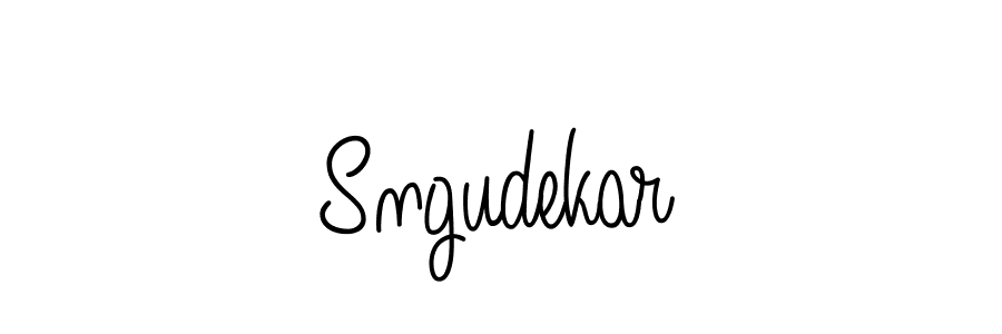 Use a signature maker to create a handwritten signature online. With this signature software, you can design (Angelique-Rose-font-FFP) your own signature for name Sngudekar. Sngudekar signature style 5 images and pictures png