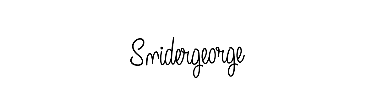 Design your own signature with our free online signature maker. With this signature software, you can create a handwritten (Angelique-Rose-font-FFP) signature for name Snidergeorge. Snidergeorge signature style 5 images and pictures png
