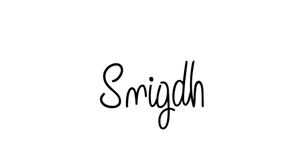 Also we have Snigdh name is the best signature style. Create professional handwritten signature collection using Angelique-Rose-font-FFP autograph style. Snigdh signature style 5 images and pictures png