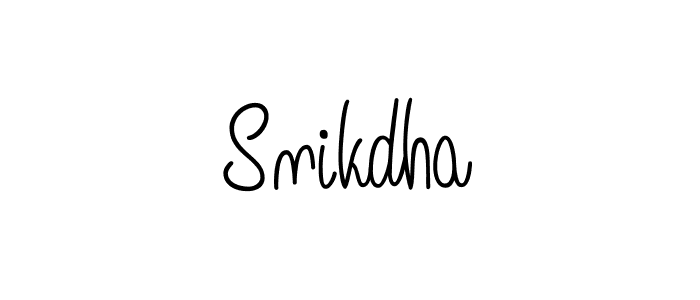 Also we have Snikdha name is the best signature style. Create professional handwritten signature collection using Angelique-Rose-font-FFP autograph style. Snikdha signature style 5 images and pictures png