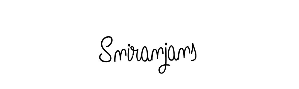 You should practise on your own different ways (Angelique-Rose-font-FFP) to write your name (Sniranjans) in signature. don't let someone else do it for you. Sniranjans signature style 5 images and pictures png