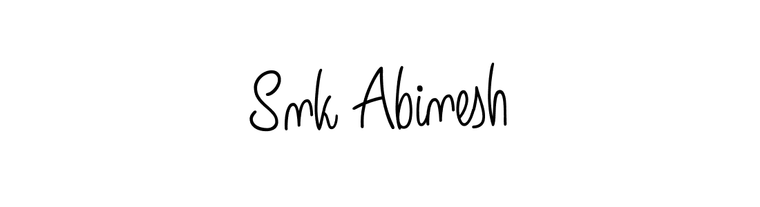 You can use this online signature creator to create a handwritten signature for the name Snk Abinesh. This is the best online autograph maker. Snk Abinesh signature style 5 images and pictures png