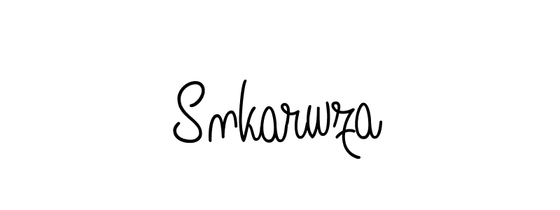 if you are searching for the best signature style for your name Snkarwza. so please give up your signature search. here we have designed multiple signature styles  using Angelique-Rose-font-FFP. Snkarwza signature style 5 images and pictures png