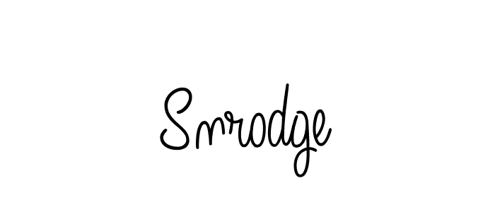 Snrodge stylish signature style. Best Handwritten Sign (Angelique-Rose-font-FFP) for my name. Handwritten Signature Collection Ideas for my name Snrodge. Snrodge signature style 5 images and pictures png