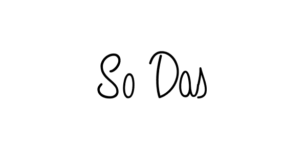 You should practise on your own different ways (Angelique-Rose-font-FFP) to write your name (So Das) in signature. don't let someone else do it for you. So Das signature style 5 images and pictures png