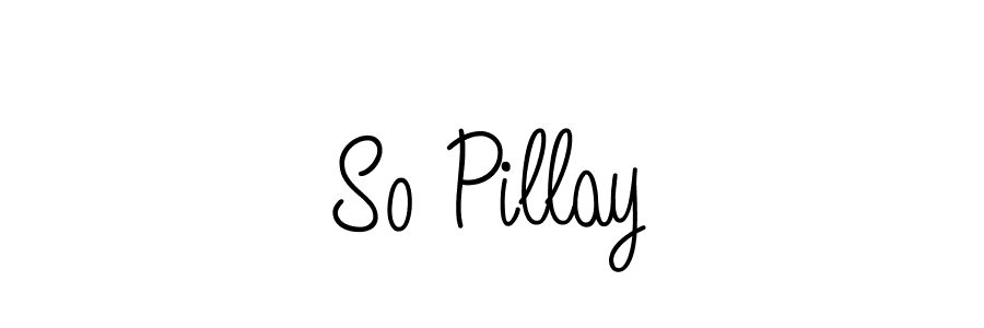 How to Draw So Pillay signature style? Angelique-Rose-font-FFP is a latest design signature styles for name So Pillay. So Pillay signature style 5 images and pictures png