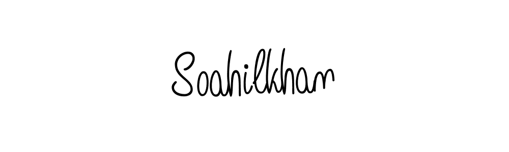 The best way (Angelique-Rose-font-FFP) to make a short signature is to pick only two or three words in your name. The name Soahilkhan include a total of six letters. For converting this name. Soahilkhan signature style 5 images and pictures png