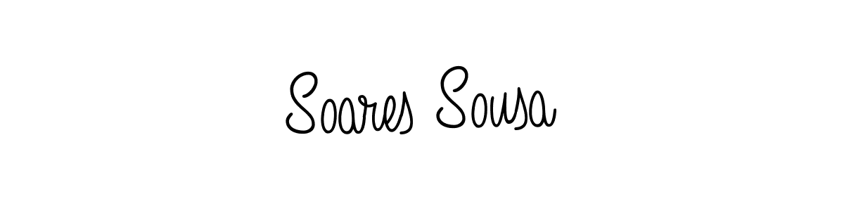 Create a beautiful signature design for name Soares Sousa. With this signature (Angelique-Rose-font-FFP) fonts, you can make a handwritten signature for free. Soares Sousa signature style 5 images and pictures png