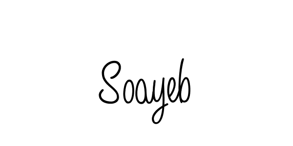 Best and Professional Signature Style for Soayeb. Angelique-Rose-font-FFP Best Signature Style Collection. Soayeb signature style 5 images and pictures png