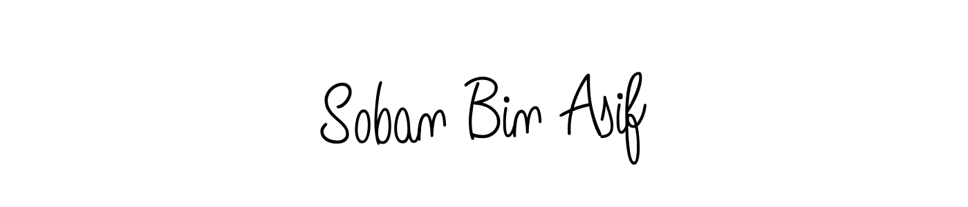 You can use this online signature creator to create a handwritten signature for the name Soban Bin Asif. This is the best online autograph maker. Soban Bin Asif signature style 5 images and pictures png