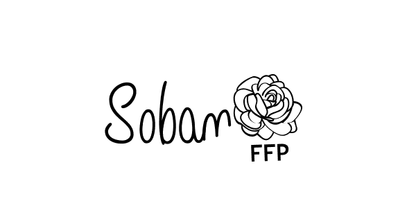Angelique-Rose-font-FFP is a professional signature style that is perfect for those who want to add a touch of class to their signature. It is also a great choice for those who want to make their signature more unique. Get Soban7 name to fancy signature for free. Soban7 signature style 5 images and pictures png