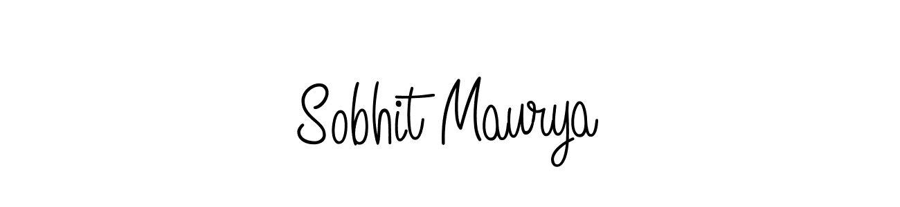 Use a signature maker to create a handwritten signature online. With this signature software, you can design (Angelique-Rose-font-FFP) your own signature for name Sobhit Maurya. Sobhit Maurya signature style 5 images and pictures png