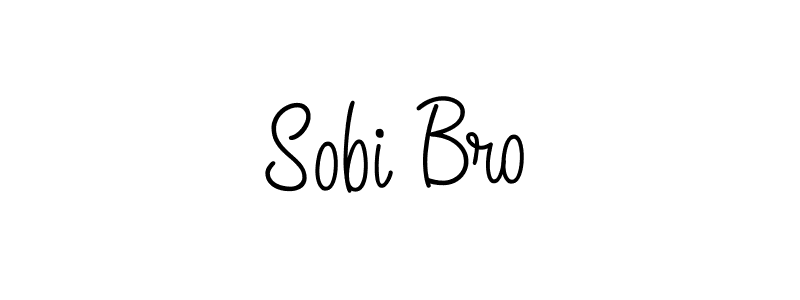 Also we have Sobi Bro name is the best signature style. Create professional handwritten signature collection using Angelique-Rose-font-FFP autograph style. Sobi Bro signature style 5 images and pictures png