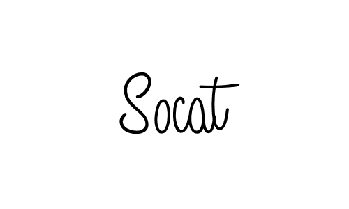 Design your own signature with our free online signature maker. With this signature software, you can create a handwritten (Angelique-Rose-font-FFP) signature for name Socat. Socat signature style 5 images and pictures png