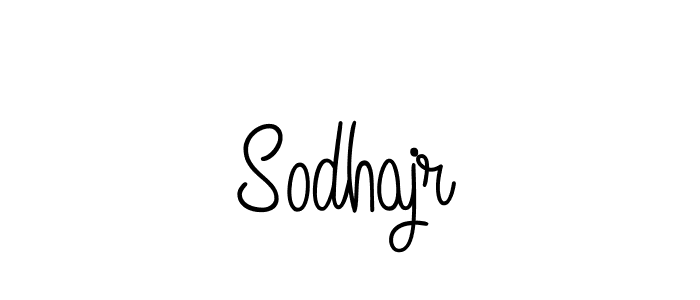 Design your own signature with our free online signature maker. With this signature software, you can create a handwritten (Angelique-Rose-font-FFP) signature for name Sodhajr. Sodhajr signature style 5 images and pictures png