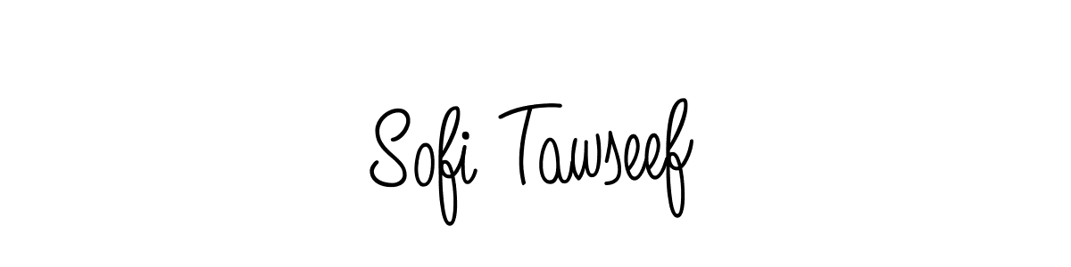 The best way (Angelique-Rose-font-FFP) to make a short signature is to pick only two or three words in your name. The name Sofi Tawseef include a total of six letters. For converting this name. Sofi Tawseef signature style 5 images and pictures png