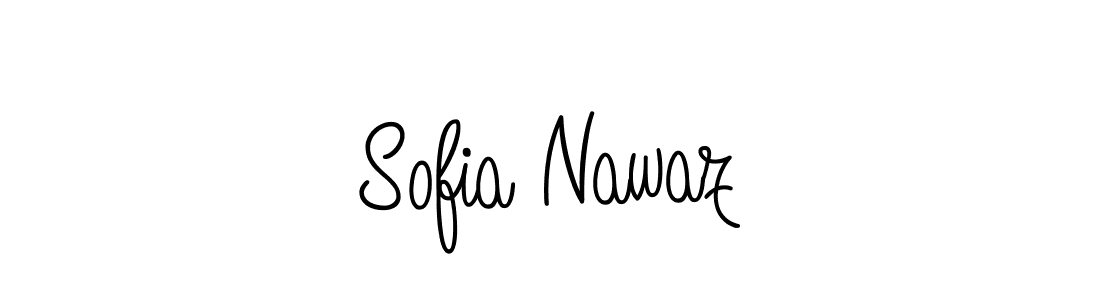Make a beautiful signature design for name Sofia Nawaz. With this signature (Angelique-Rose-font-FFP) style, you can create a handwritten signature for free. Sofia Nawaz signature style 5 images and pictures png
