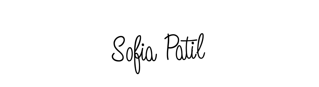 Sofia Patil stylish signature style. Best Handwritten Sign (Angelique-Rose-font-FFP) for my name. Handwritten Signature Collection Ideas for my name Sofia Patil. Sofia Patil signature style 5 images and pictures png