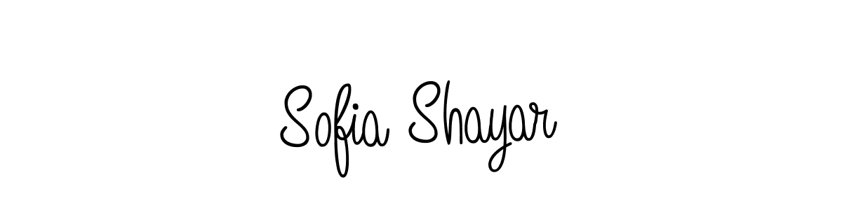 How to make Sofia Shayar signature? Angelique-Rose-font-FFP is a professional autograph style. Create handwritten signature for Sofia Shayar name. Sofia Shayar signature style 5 images and pictures png