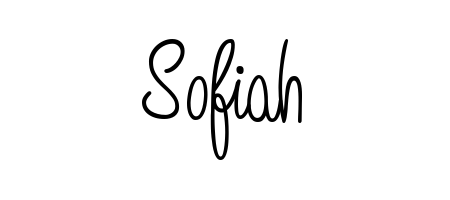 A sleek calligraphic signature for name Sofiah utilizing Angelique-Rose-font-FFP styling. Great for adding personal signatures to photos and art. Sofiah signature style 5 images and pictures png