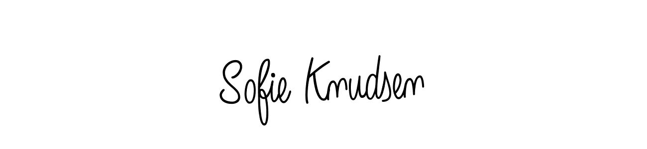 Angelique-Rose-font-FFP is a professional signature style that is perfect for those who want to add a touch of class to their signature. It is also a great choice for those who want to make their signature more unique. Get Sofie Knudsen name to fancy signature for free. Sofie Knudsen signature style 5 images and pictures png