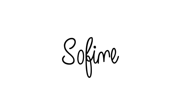 How to make Sofine name signature. Use Angelique-Rose-font-FFP style for creating short signs online. This is the latest handwritten sign. Sofine signature style 5 images and pictures png