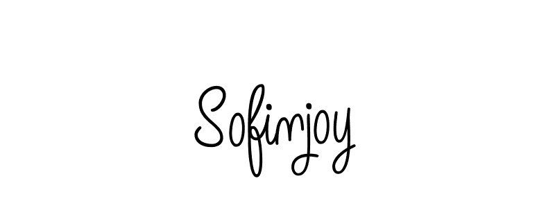 How to make Sofinjoy name signature. Use Angelique-Rose-font-FFP style for creating short signs online. This is the latest handwritten sign. Sofinjoy signature style 5 images and pictures png