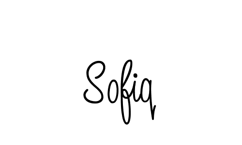 How to make Sofiq name signature. Use Angelique-Rose-font-FFP style for creating short signs online. This is the latest handwritten sign. Sofiq signature style 5 images and pictures png