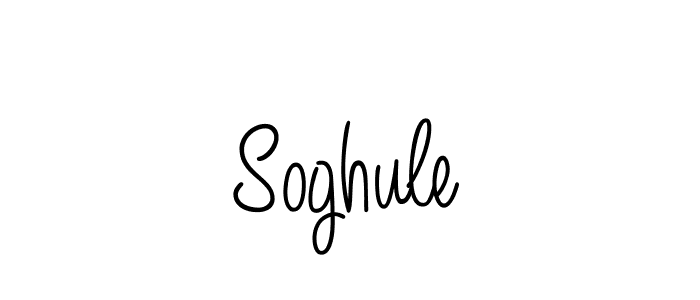 Soghule stylish signature style. Best Handwritten Sign (Angelique-Rose-font-FFP) for my name. Handwritten Signature Collection Ideas for my name Soghule. Soghule signature style 5 images and pictures png