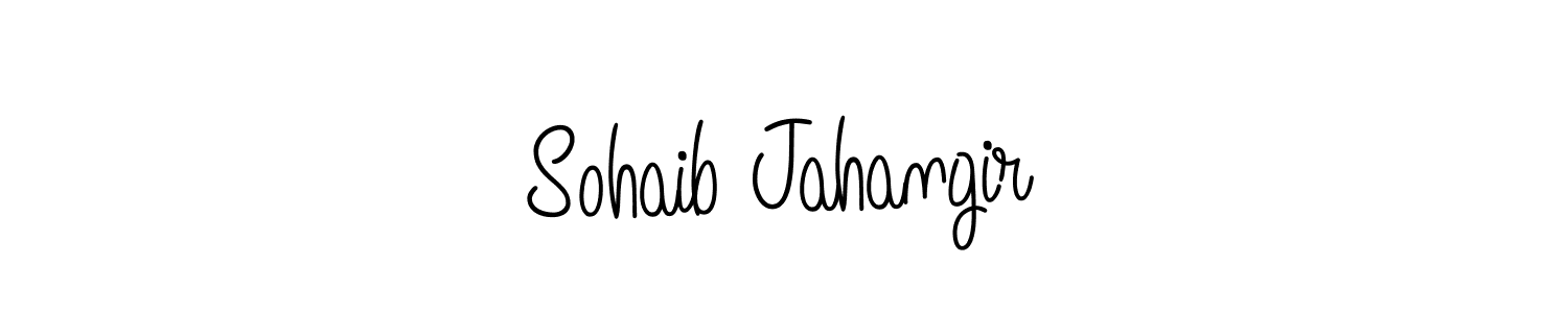 Sohaib Jahangir stylish signature style. Best Handwritten Sign (Angelique-Rose-font-FFP) for my name. Handwritten Signature Collection Ideas for my name Sohaib Jahangir. Sohaib Jahangir signature style 5 images and pictures png