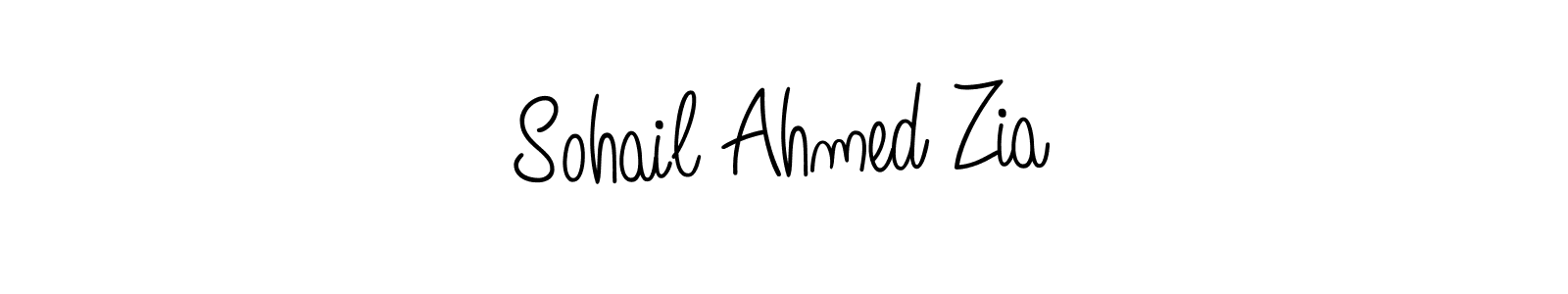 Make a beautiful signature design for name Sohail Ahmed Zia. With this signature (Angelique-Rose-font-FFP) style, you can create a handwritten signature for free. Sohail Ahmed Zia signature style 5 images and pictures png