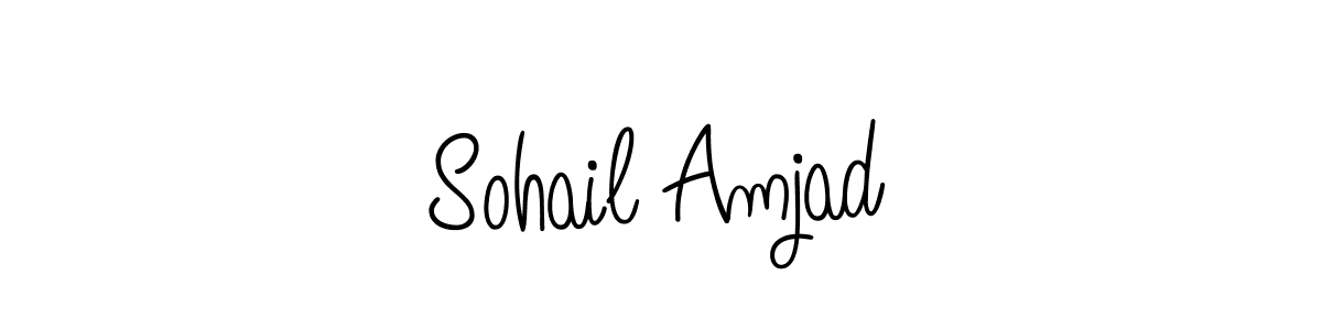 Check out images of Autograph of Sohail Amjad name. Actor Sohail Amjad Signature Style. Angelique-Rose-font-FFP is a professional sign style online. Sohail Amjad signature style 5 images and pictures png