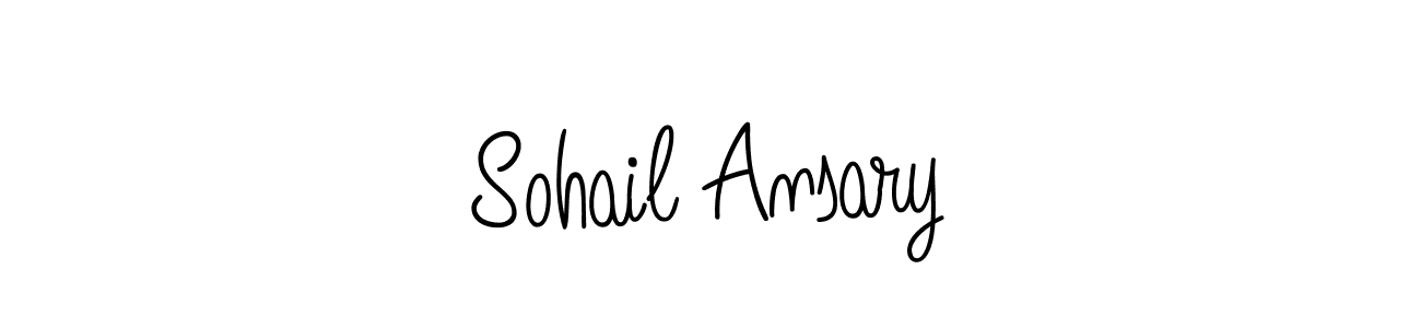 This is the best signature style for the Sohail Ansary name. Also you like these signature font (Angelique-Rose-font-FFP). Mix name signature. Sohail Ansary signature style 5 images and pictures png
