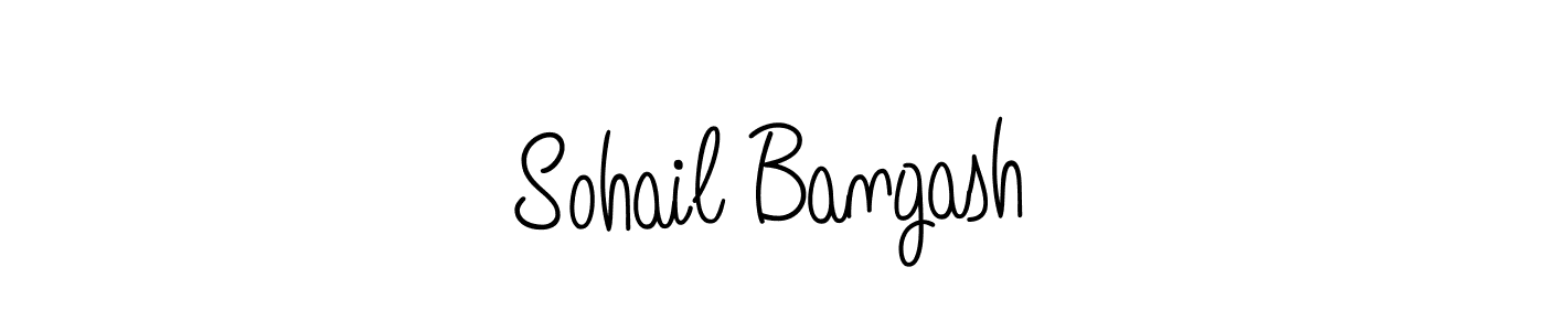 Also You can easily find your signature by using the search form. We will create Sohail Bangash name handwritten signature images for you free of cost using Angelique-Rose-font-FFP sign style. Sohail Bangash signature style 5 images and pictures png