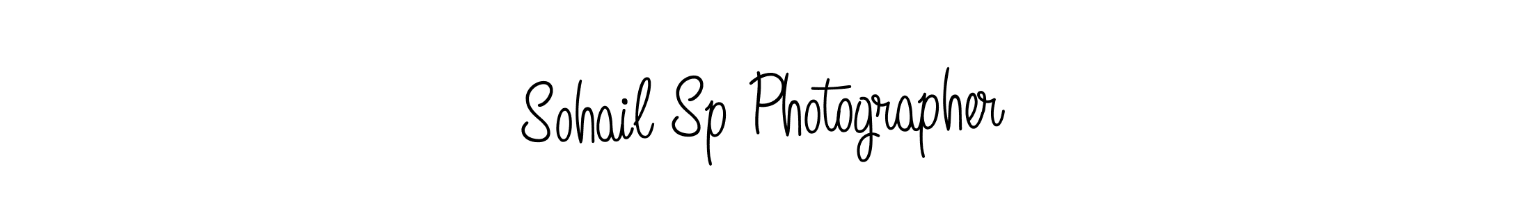 Make a beautiful signature design for name Sohail Sp Photographer. With this signature (Angelique-Rose-font-FFP) style, you can create a handwritten signature for free. Sohail Sp Photographer signature style 5 images and pictures png