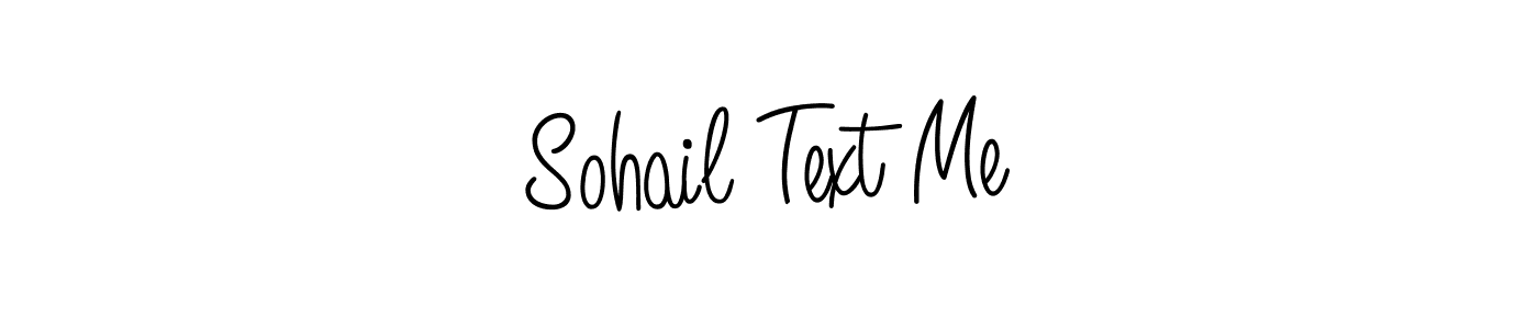 if you are searching for the best signature style for your name Sohail Text Me. so please give up your signature search. here we have designed multiple signature styles  using Angelique-Rose-font-FFP. Sohail Text Me signature style 5 images and pictures png