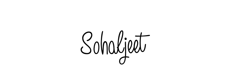 Make a beautiful signature design for name Sohaljeet. With this signature (Angelique-Rose-font-FFP) style, you can create a handwritten signature for free. Sohaljeet signature style 5 images and pictures png