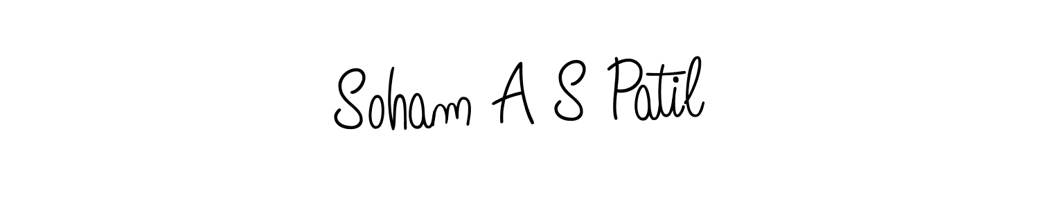 Make a beautiful signature design for name Soham A S Patil. Use this online signature maker to create a handwritten signature for free. Soham A S Patil signature style 5 images and pictures png