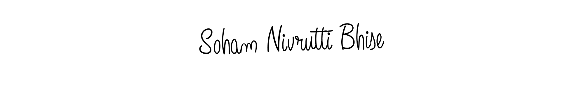 Make a beautiful signature design for name Soham Nivrutti Bhise. Use this online signature maker to create a handwritten signature for free. Soham Nivrutti Bhise signature style 5 images and pictures png