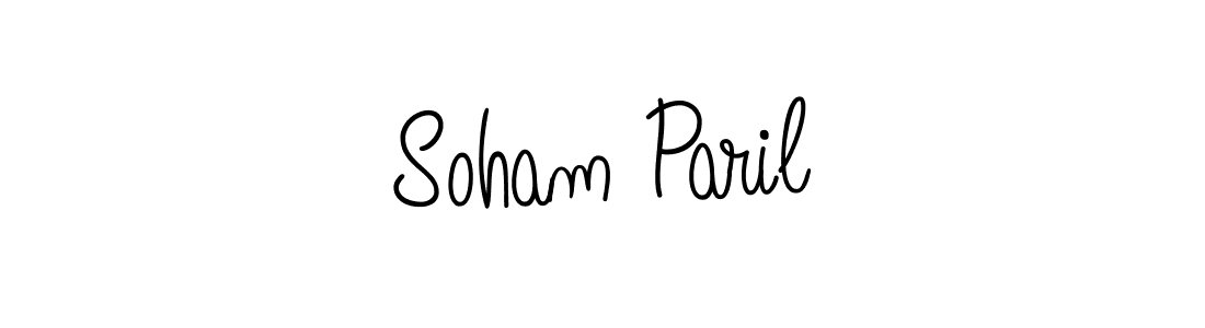 It looks lik you need a new signature style for name Soham Paril. Design unique handwritten (Angelique-Rose-font-FFP) signature with our free signature maker in just a few clicks. Soham Paril signature style 5 images and pictures png