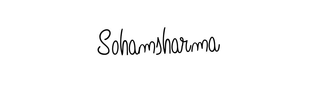 Also we have Sohamsharma name is the best signature style. Create professional handwritten signature collection using Angelique-Rose-font-FFP autograph style. Sohamsharma signature style 5 images and pictures png